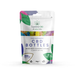 Supreme CBD Gummy Bottles 200mg 🍊 🍓🍋