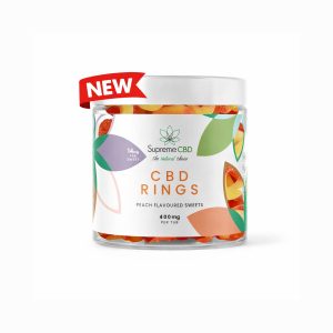 Supreme CBD Gummy Peach Rings 400mg 🍑