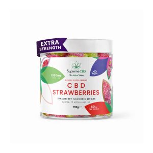 Supreme CBD Gummy Strawberries 1200mg 🍓